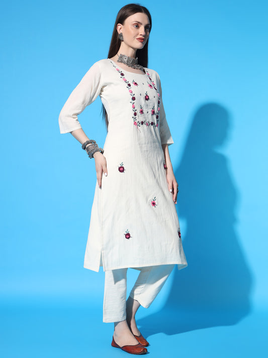 Women Printed Straight Kurta Suit Set