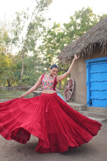 💕 Adorable Designer Readymade Reyon Lehenga choli Set 💃🏻