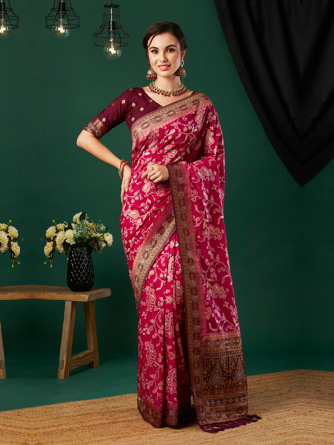 Banarasi Pure Georgette Jacquard Saree