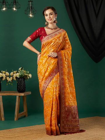 Banarasi Pure Georgette Jacquard Saree