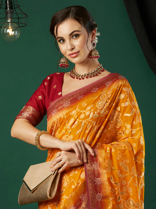 Banarasi Pure Georgette Jacquard Saree