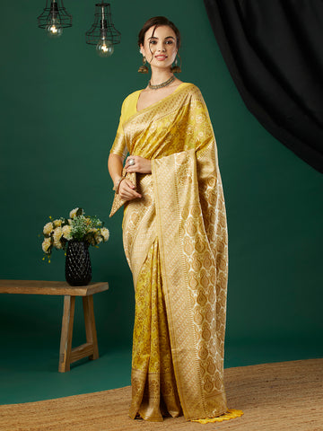 Woven Design Pure Linen Saree