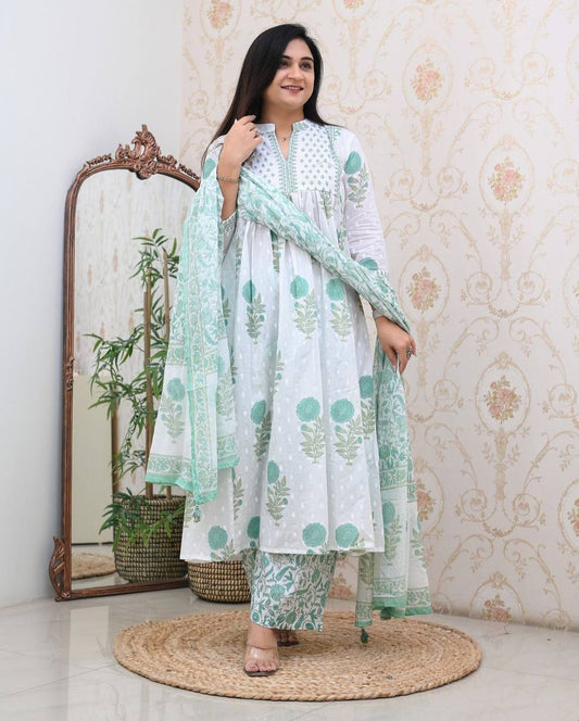 Special Pure Cotton Kurti, Pant with Dupatta Collection